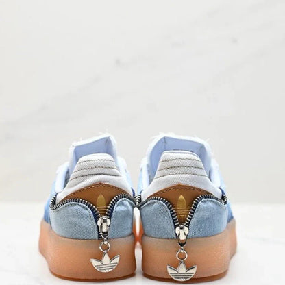 UrbanThread Gum Court Low – Patchwork Denim Sneaker