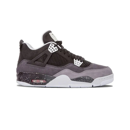 SlateVibe Meridian-4 Retro Suede Sneaker | Grey & Black Court-Style Low Top