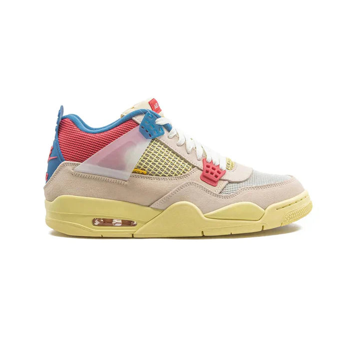 Pastel Retro Court Mid Sneaker with Suede & Mesh Panels | SkyFusion™