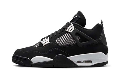 ApexVoid ShadowStorm-4 Retro Mesh Sneaker | Black & White Court Style