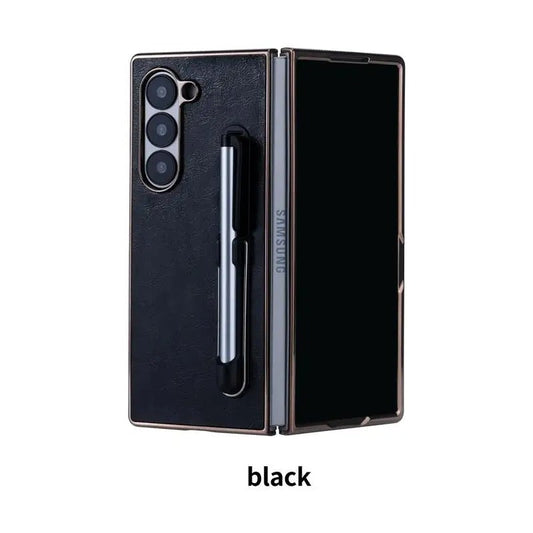 Luxon® - Retro Leather Kickstand Case with Pen Holder