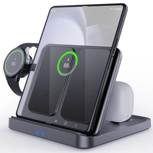 3 in 1 Foldable Wireless Charger For Galaxy Z Fold Series