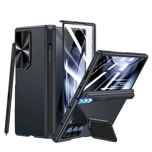 Rexo® - Armor Stand Galaxy Z Fold 7 Case with S Pen Slot